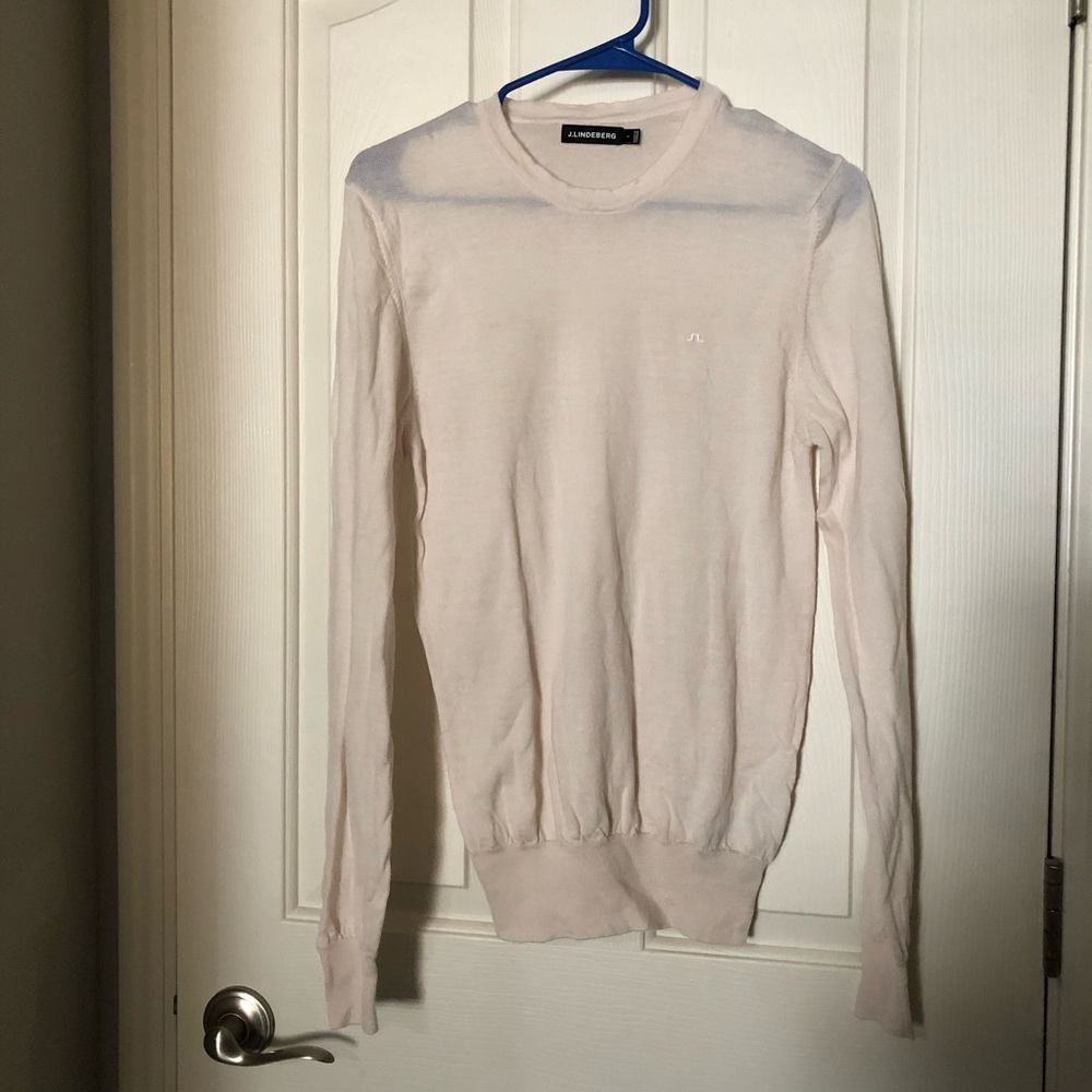 J.Lindeberg Men's Cream Sweater